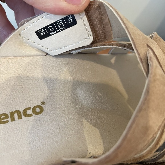 Spenco Women's‎ Comfort Orthotic Slide Sandals - Size 7 B, Beige Leopard Brown - Picture 4 of 9